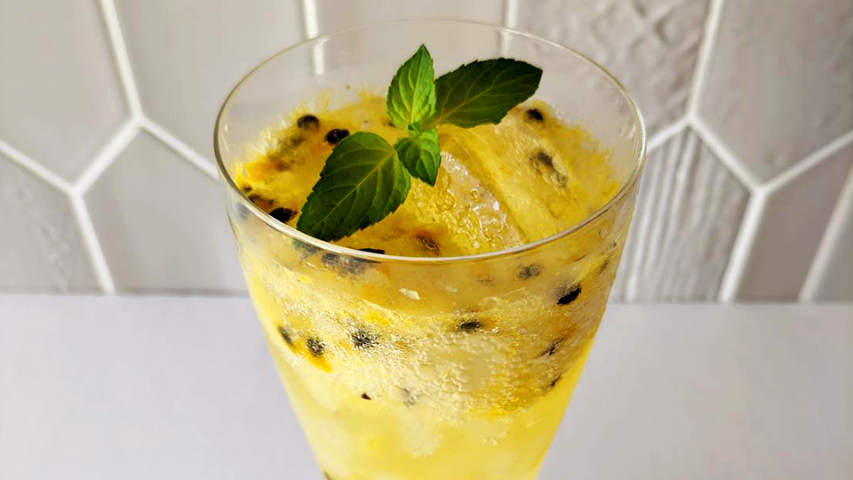 ナタデココ パッションフルーツソーダ