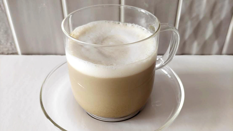 ほうじ茶ソイラテ